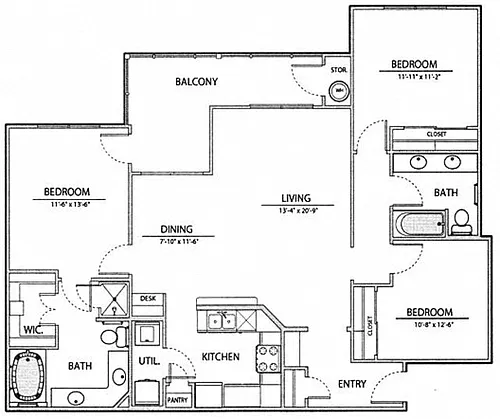 Floor plan C1