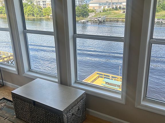 Sun room overlooking amazing waterway view.