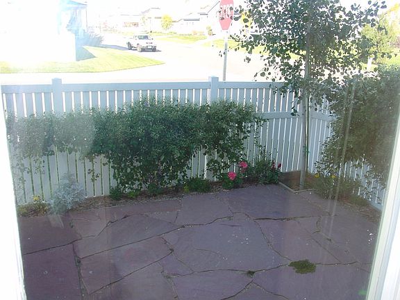 Patio view from back door.
