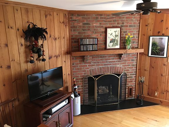 Family room fireplace