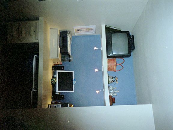 master bedroom, custom desk area