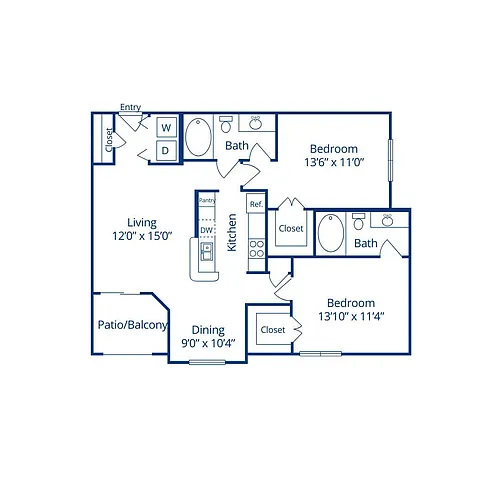 Floor plan B1