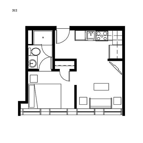 Floor plan 312