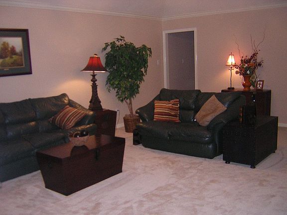 Large family room with high ceilings