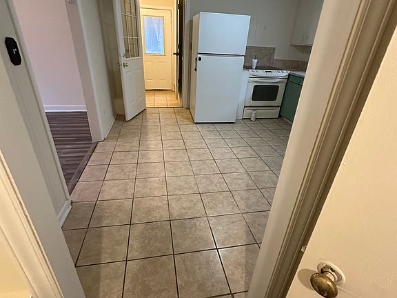 kitchen to living room to back door