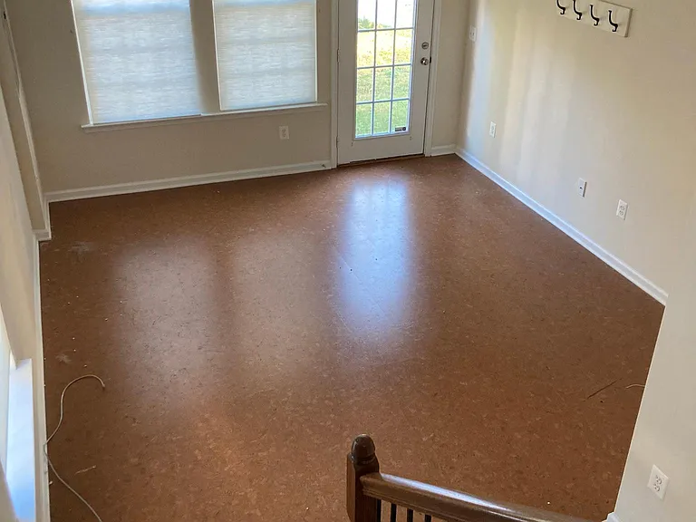Bright lower-level Rec Room with exit to back yard.