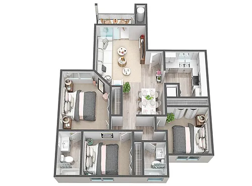 Floor plan C2R (Renovated)