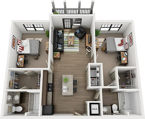 Floor plan Tide - Premium