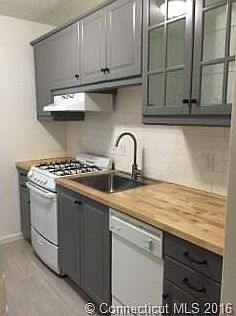 Renovated and stylish kitchen.