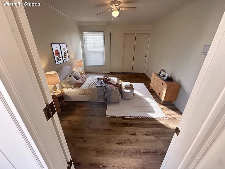 Second bedroom with staging