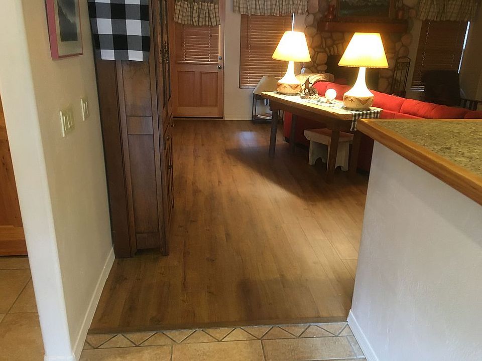 Upgraded laminate flooring