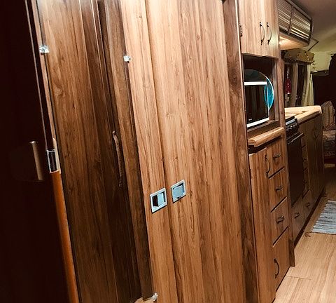 Hall closets