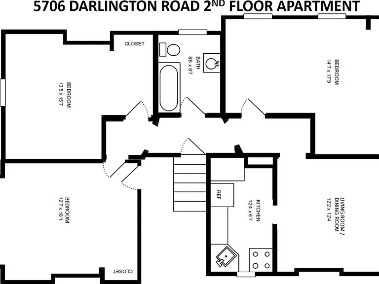 5706 Darlington 2nd Flr Plan