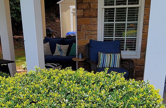 Wrap around front porch.