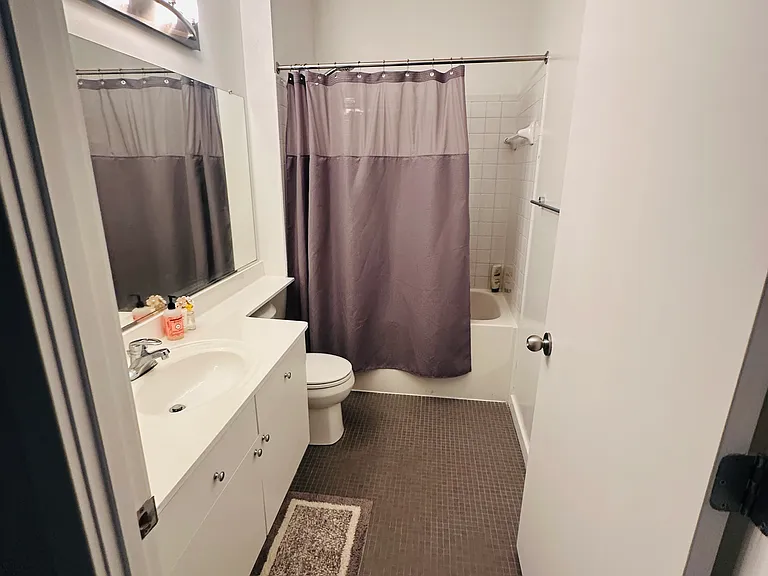 Bathroom in the hallway