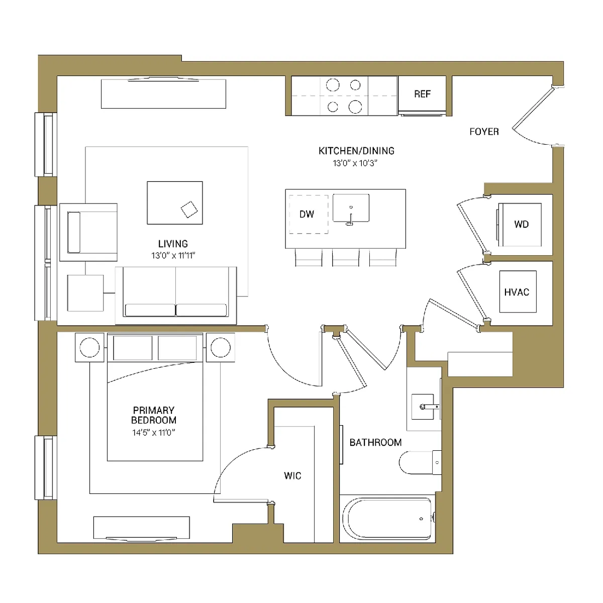 Floor plan A2A