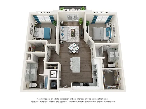 Floor plan B1H