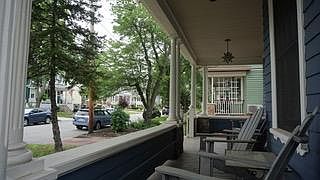 welcoming front porch
