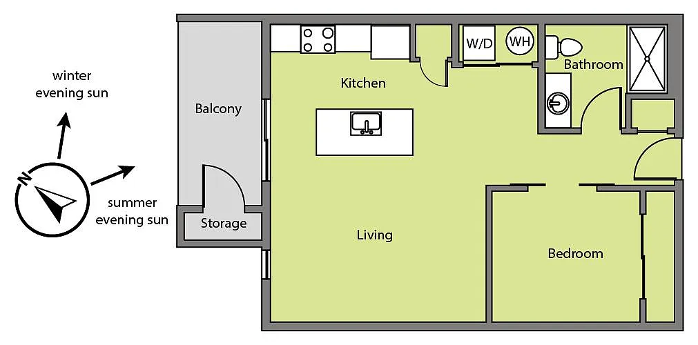Floor plan 214 Southern Pacific - WAITLIST ONLY