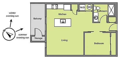 Floor plan 214 Southern Pacific - WAITLIST ONLY