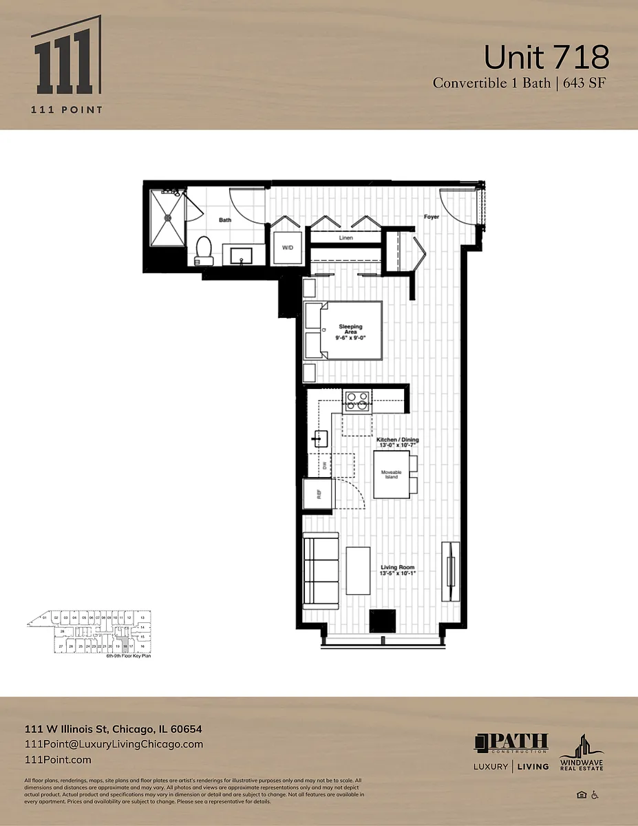 Floor plan 718