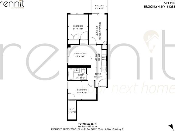 2nd image of 1620 Prospect Pl #4R