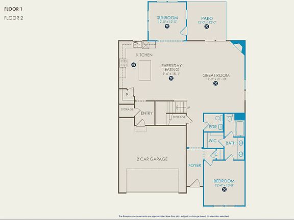 Pennington Floor Plan, Quick Move-In Home, Floor 1