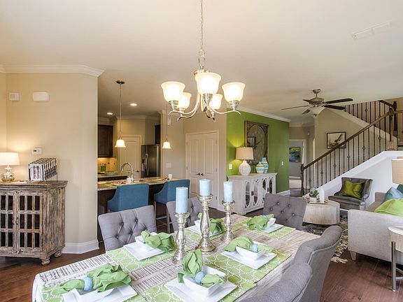 The Everleigh Dining Area This is a model representation, not the actual home