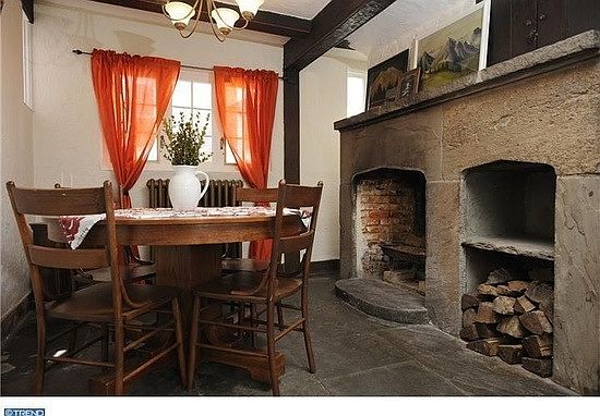 Dining Room + Fireplace