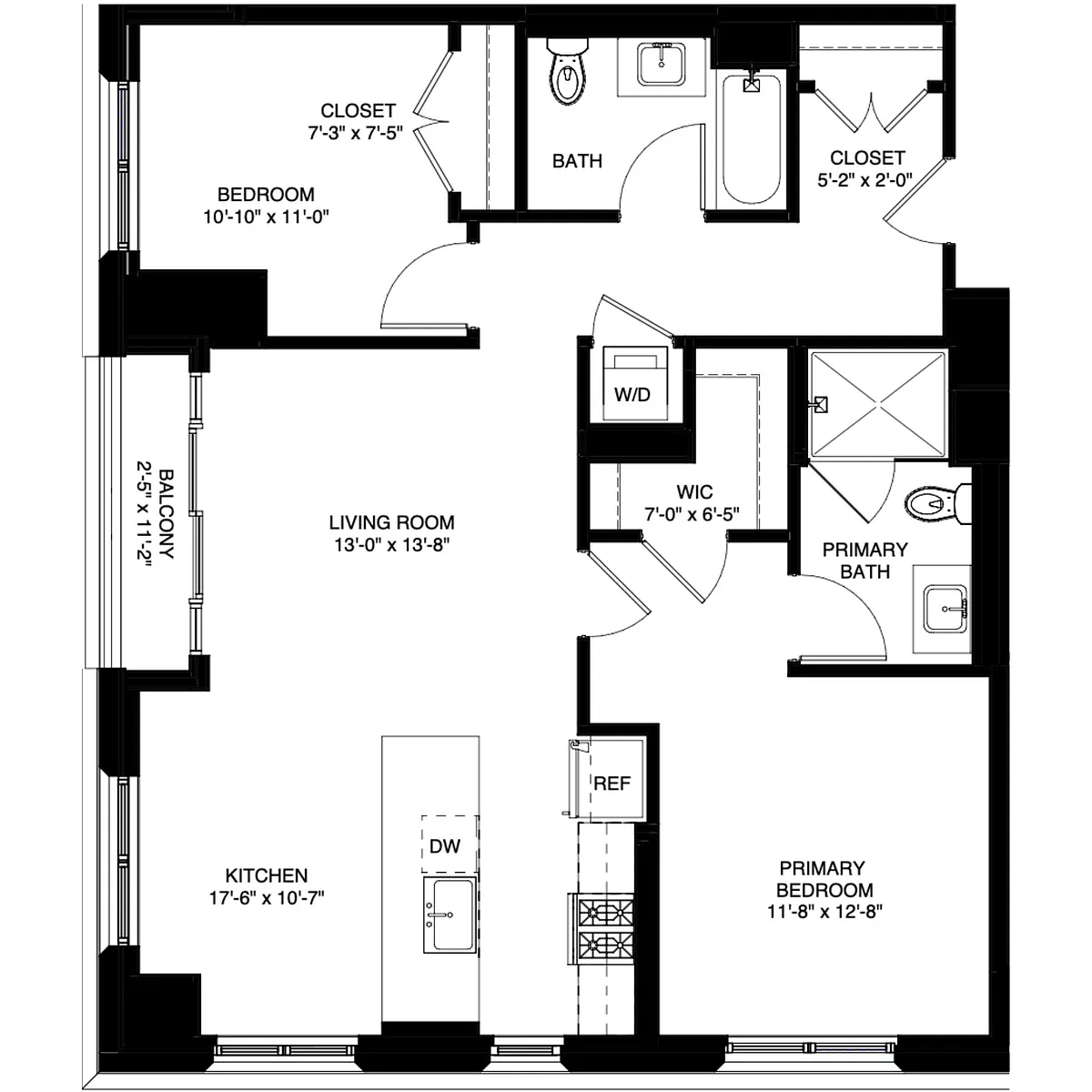 Floor plan B61
