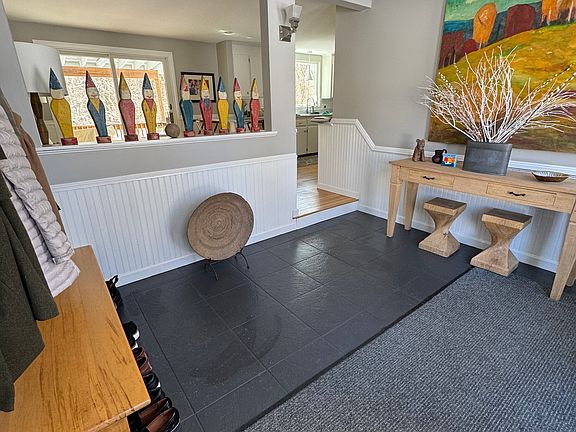 Entry into mudroom (in nicer weather!)