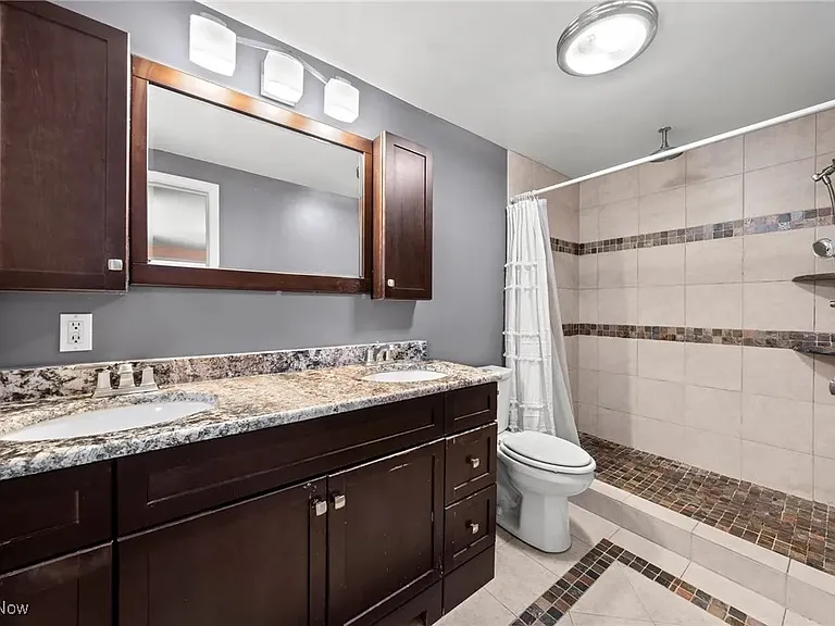 Master bathroom with rainfall shower