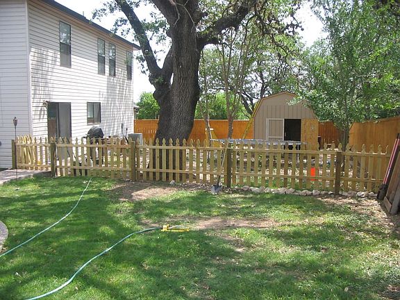 Back yard from far corner above pool