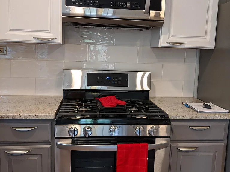 Newly remodeled kitchen