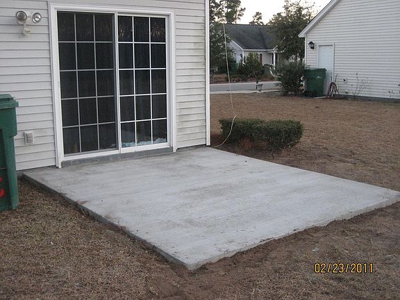 rear patio