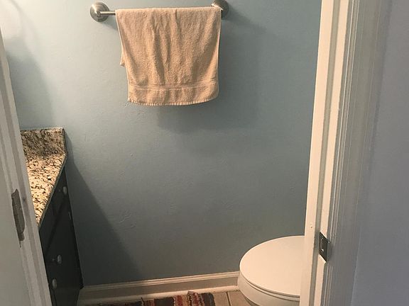 1/2 bath located on first floor