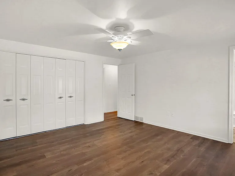 Master Bedroom with Double Closets