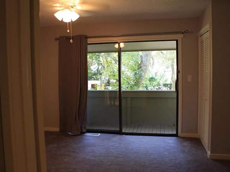 Bedroom with balcony