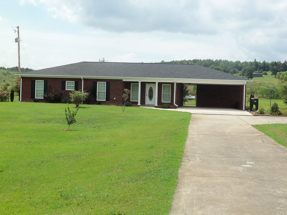 Front view of new home