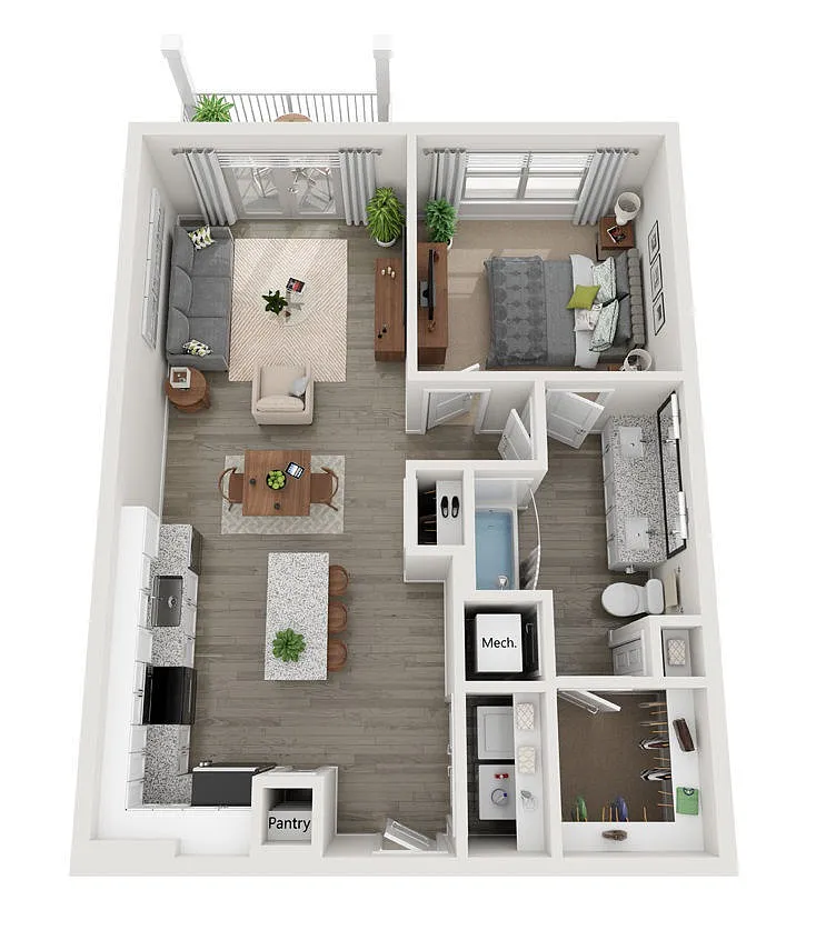 Floor plan A2 Patio