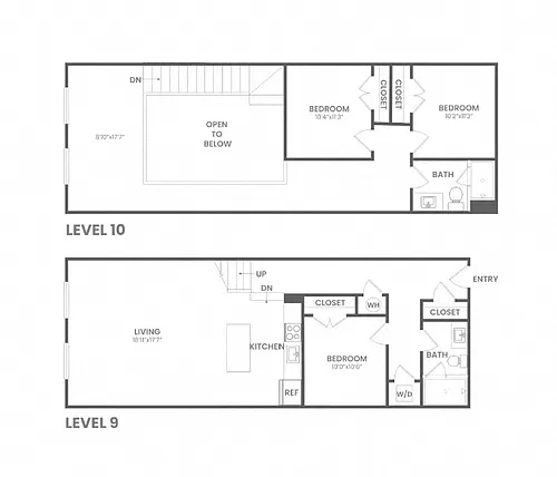 Floor plan 3 Bed 2 Bath + Loft