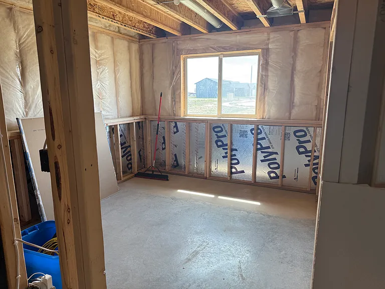 Bedroom to be finished