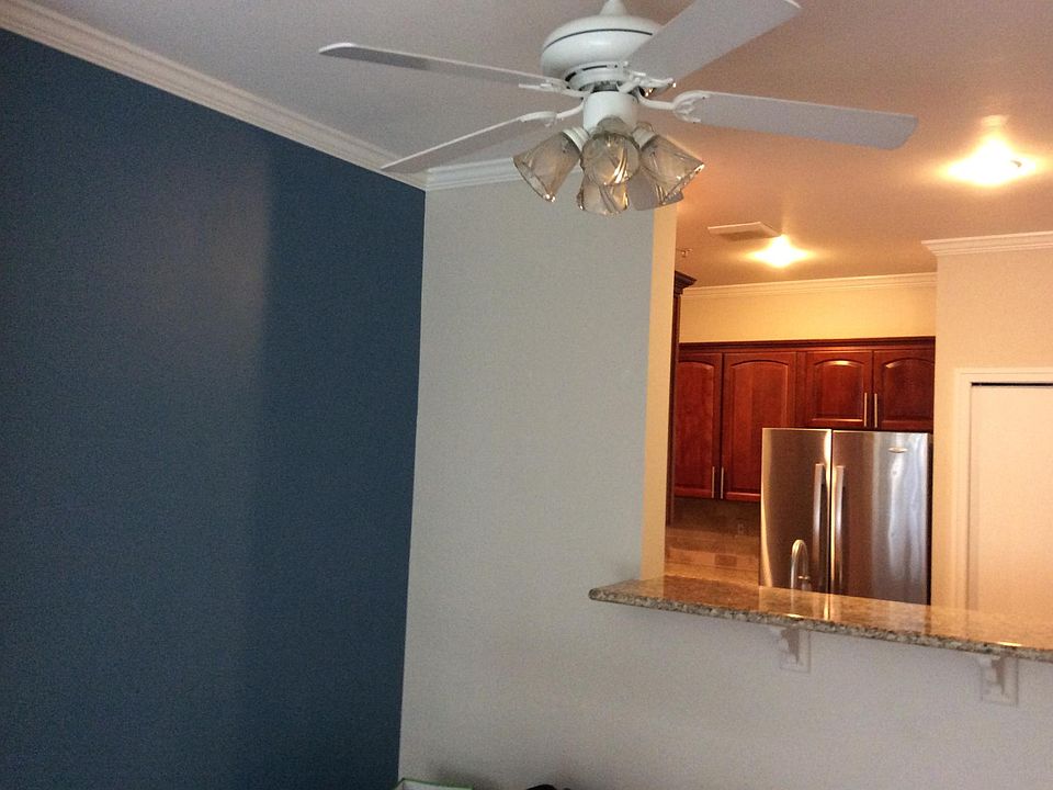 View from dining area to kitchen