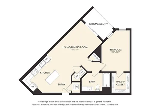 Floor plan B1B