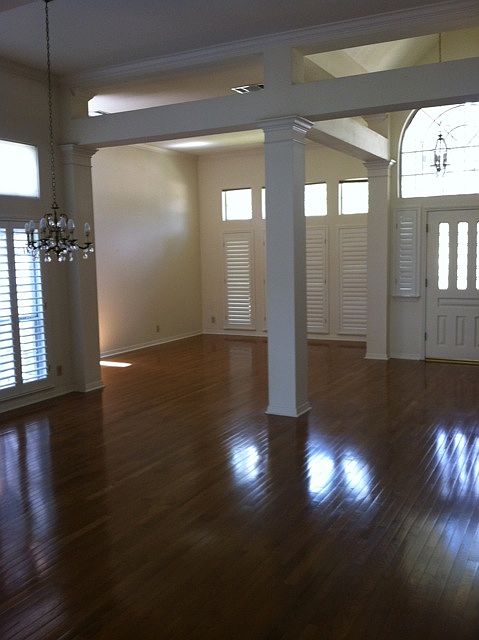 formal dining and formal living area