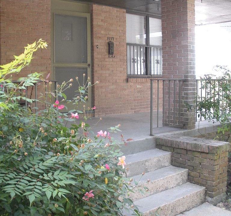 Spacious front porch