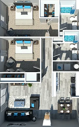 Two Bedroom Two Bedroom