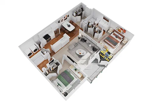 Floor plan The Hacienda