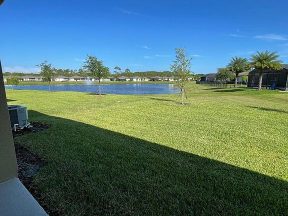 View of community lake from back patio