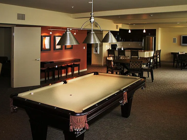 Common room in building
